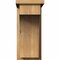 Ekena Millwork Huntington Rough Sawn Corbel w/Backplate, Western Red Cedar, 8"W x 14"D x 18"H COR08X14X18HUN01RWR - alternate 4